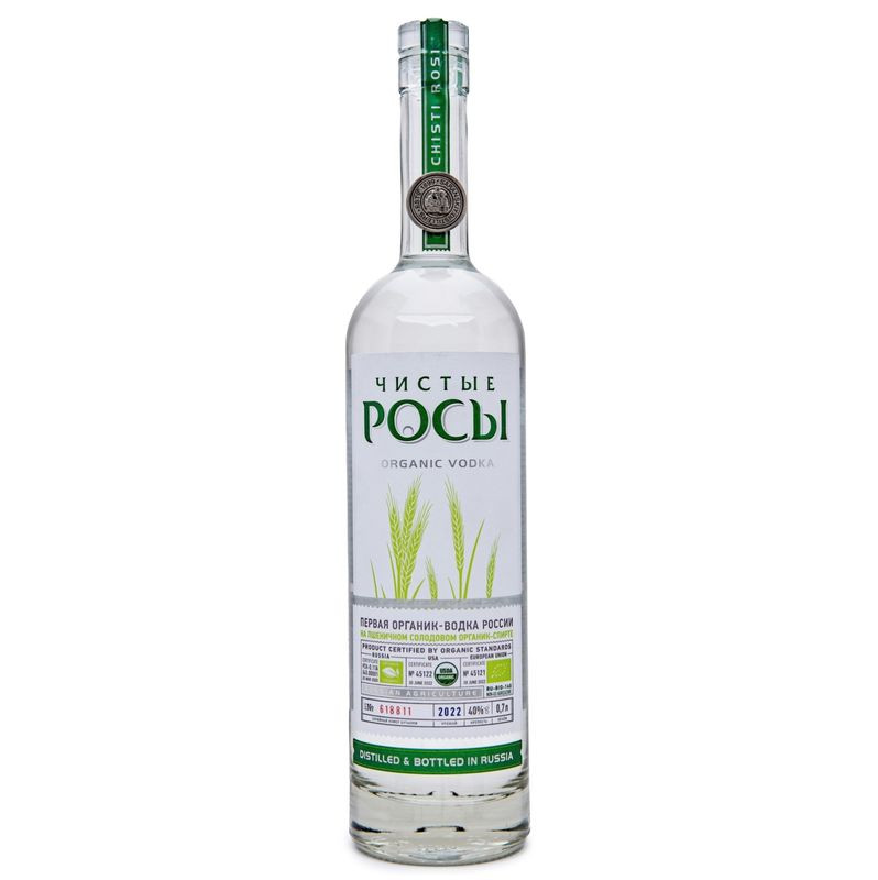 Изображение товара Водка Чистые Росы 40% 700мл - классический российский напиток высокого качества