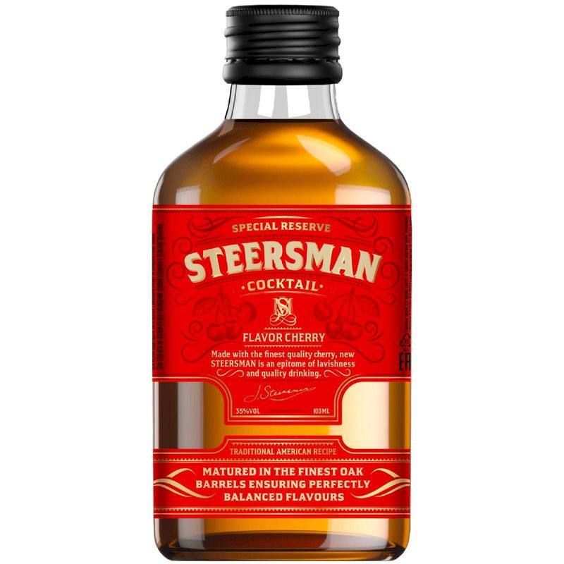 Изображение товара Коктейль Steersman flavor Cherry 35% 100мл - висковый ликер с вишневым вкусом