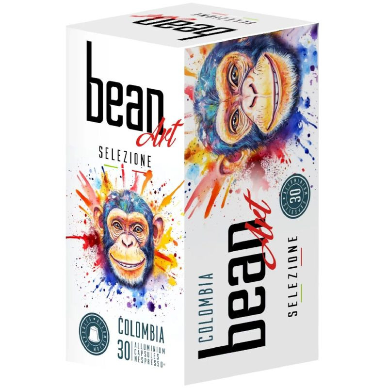Изображение товара Кофе жареный молотый в капсулах Bean Art Columbia 30х5.5г Италия