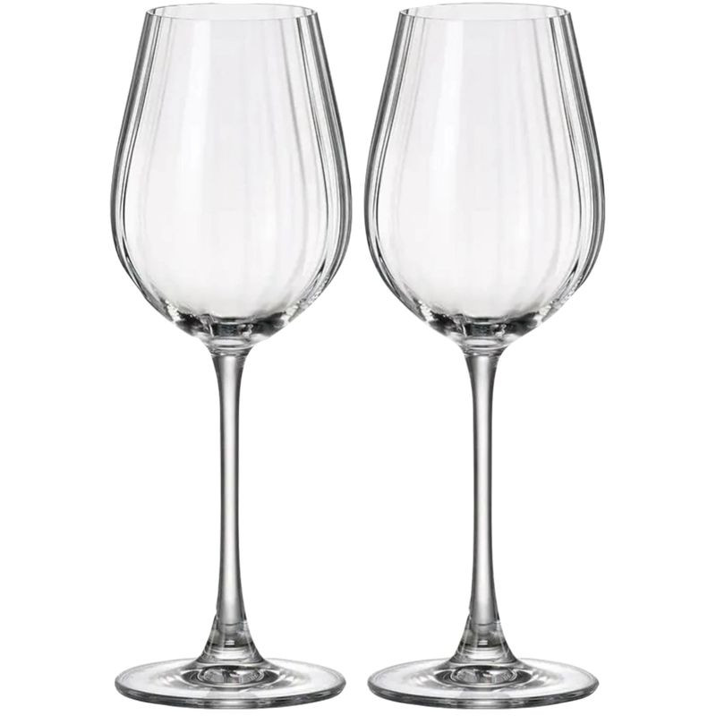Изображение товара Набор бокалов Crystalite Bohemia для вина 400 мл 2 шт