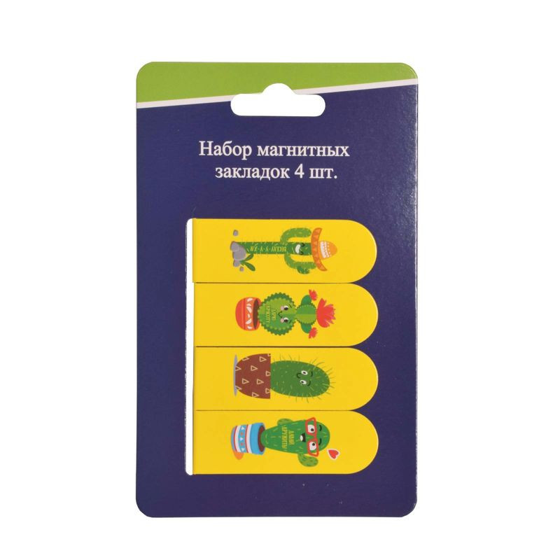 Изображение товара Набор магнитных закладок TH-8880 4 шт для книг и документов