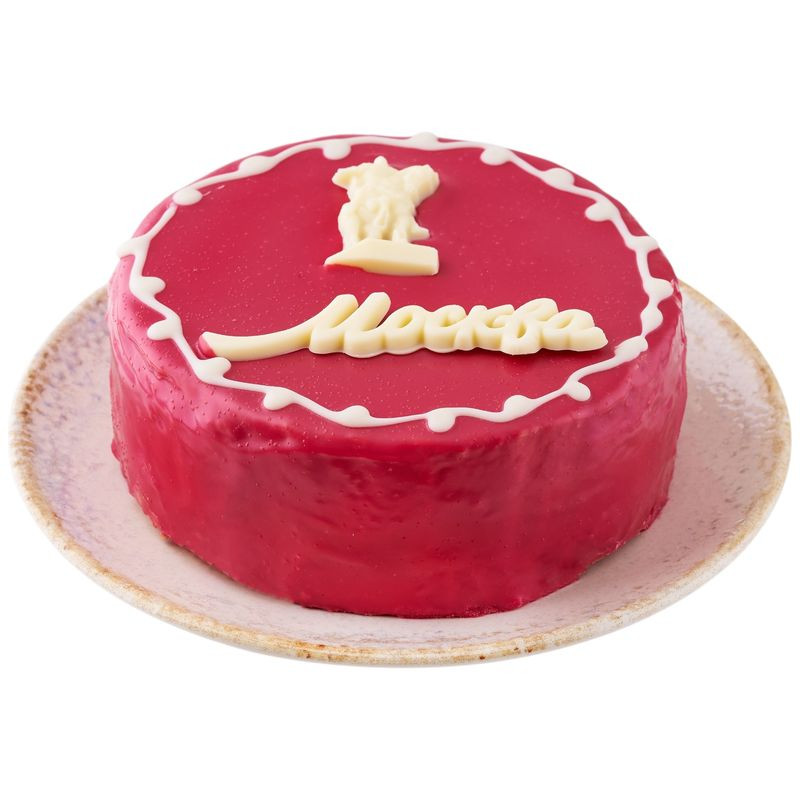 Изображение товара Воздушный торт добрынинский Москва 500г ванильный крем вис сироп