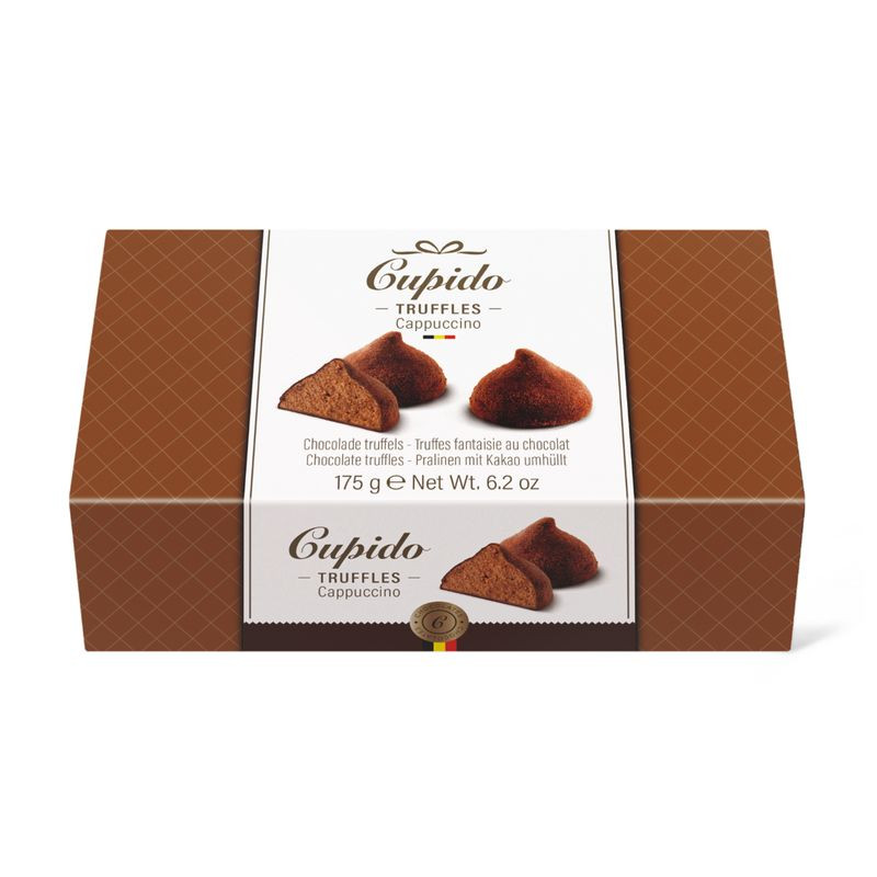 Изображение товара Конфеты CUPIDO с молочным шоколадом и трюфельной начинкой 175г