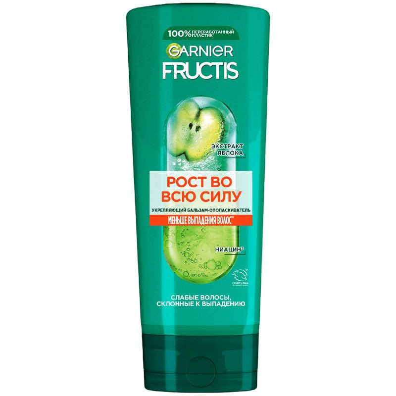 Изображение товара Бальзам-ополаскиватель Garnier Fructis Рост во всю силу 387 мл для укрепления волос женщин