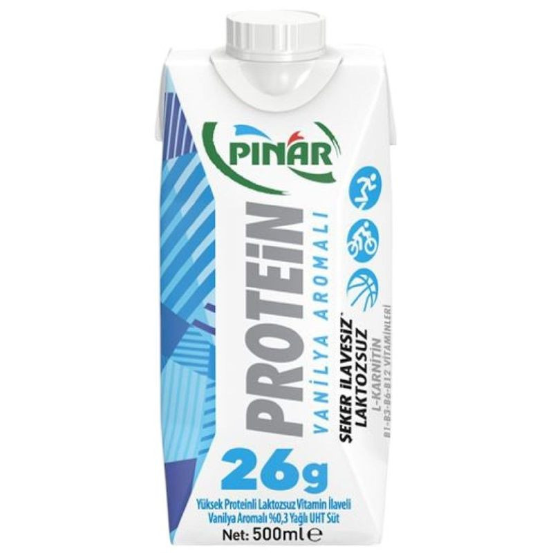 Изображение товара Молочный коктейль Pinar ваниль 500 мл ультрапастеризованный