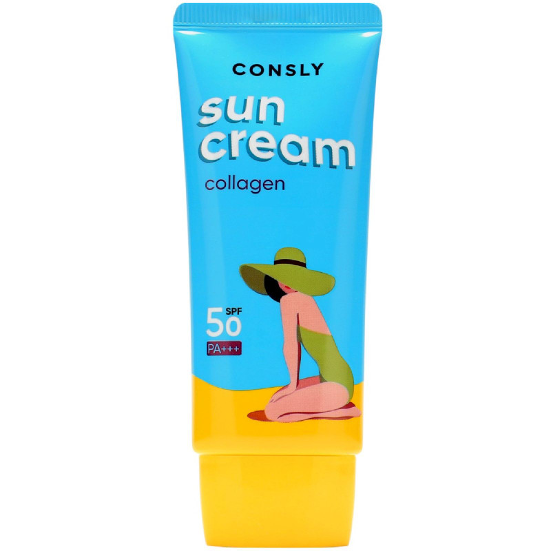 Изображение товара Солнцезащитный крем Consly SPF50+/PA+++ с морским коллагеном 50мл