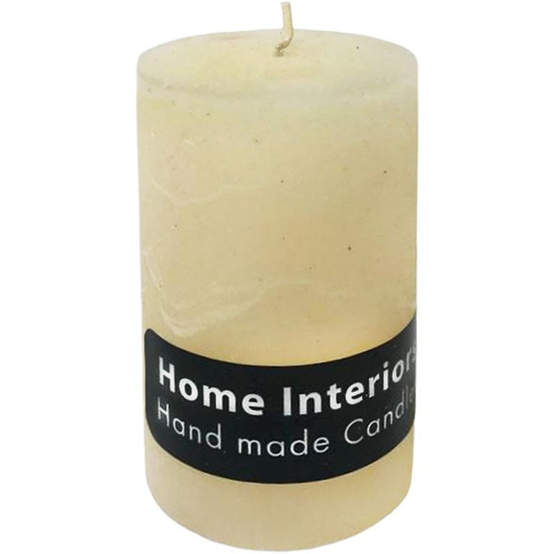 Изображение товара Свеча Home Interiors рустик бежевый 60х110мм натуральный дизайн