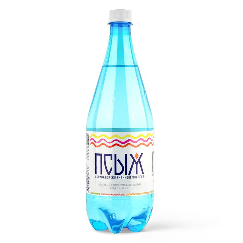 Изображение товара Вода минеральная газированная Псыж 1 л Лечебно-столовая натуральная