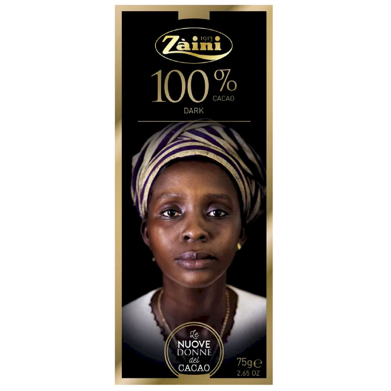 Изображение товара Шоколад горький Zaini 100%, 75г