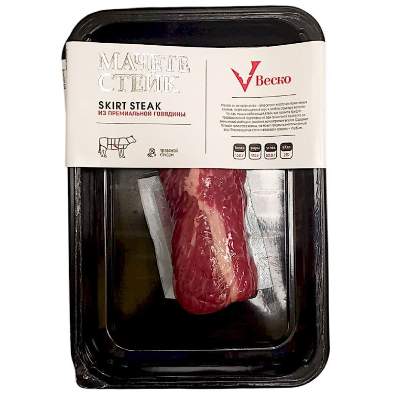 Изображение товара Стейк говяжий Веско Мачете 200г охлаждённый