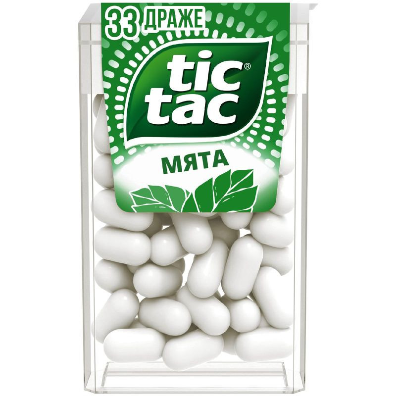 Изображение товара Драже Tic Tac со вкусом мяты 16 г освежающие конфеты для дыхания