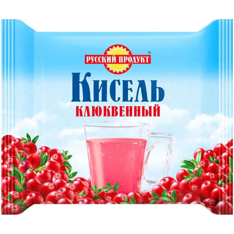 Изображение товара Кисель Русский Продукт клюквенный 190г - натуральный напиток