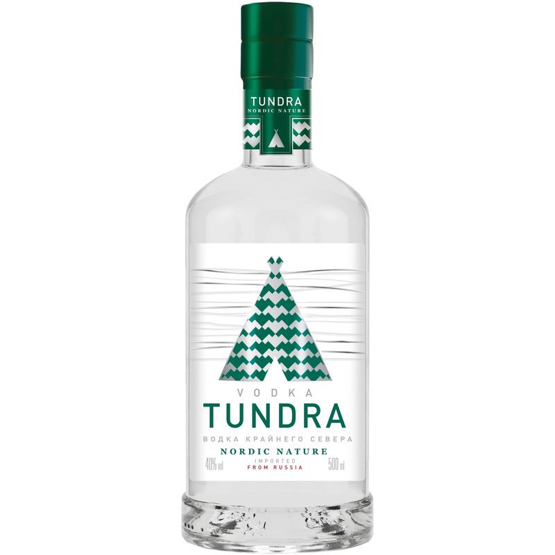 Изображение товара Водка Tundra Нордик Нейче 40% 500мл классическая российская водка
