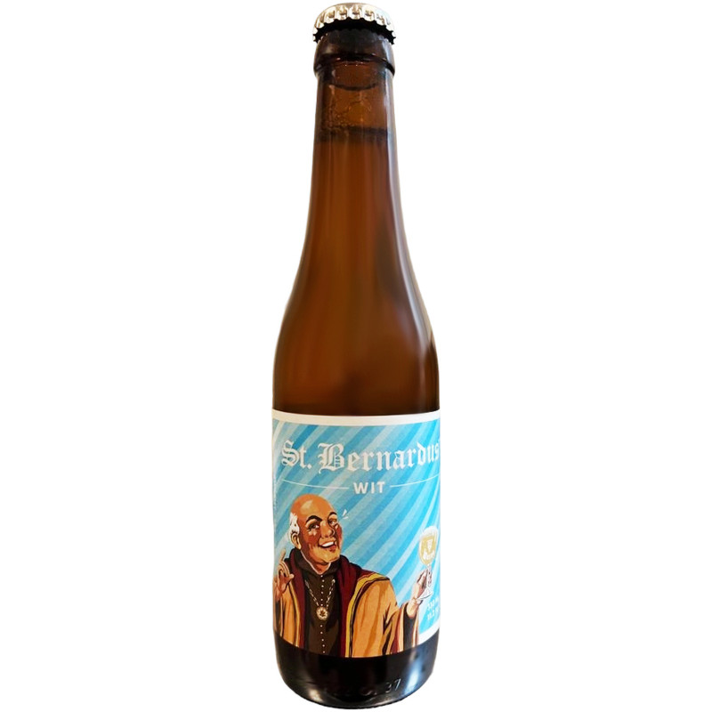 Изображение товара Пиво напиток St. Bernardus Wit пастеризованный нефильтрованный осветленный, 330мл