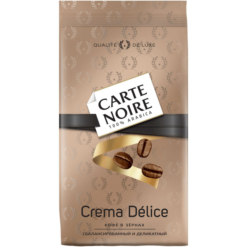 Изображение товара Кофе в зёрнах Carte Noire Crema Delice, 800 г, жареный