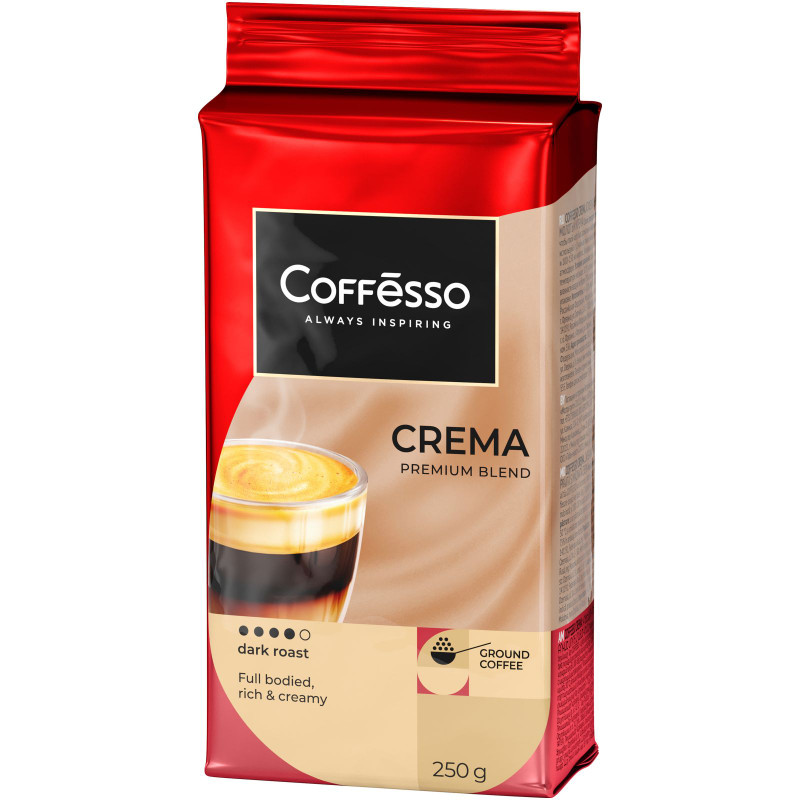 Изображение товара Кофе Coffesso Crema Massimo жареный молотый 250г Россия