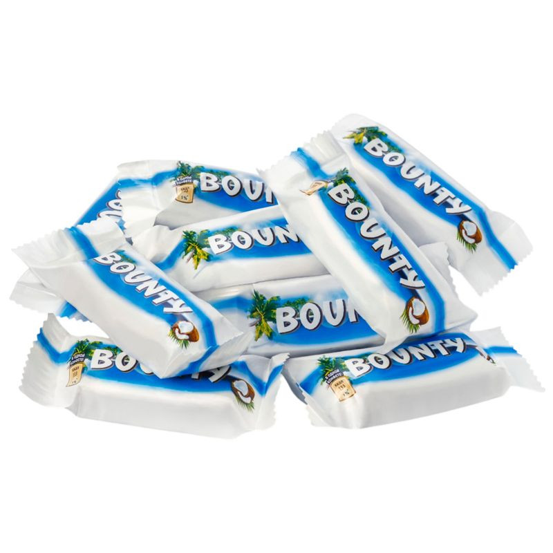 Изображение товара Батончики Bounty с мякотью кокоса в молочном шоколаде, 270 дней хранения