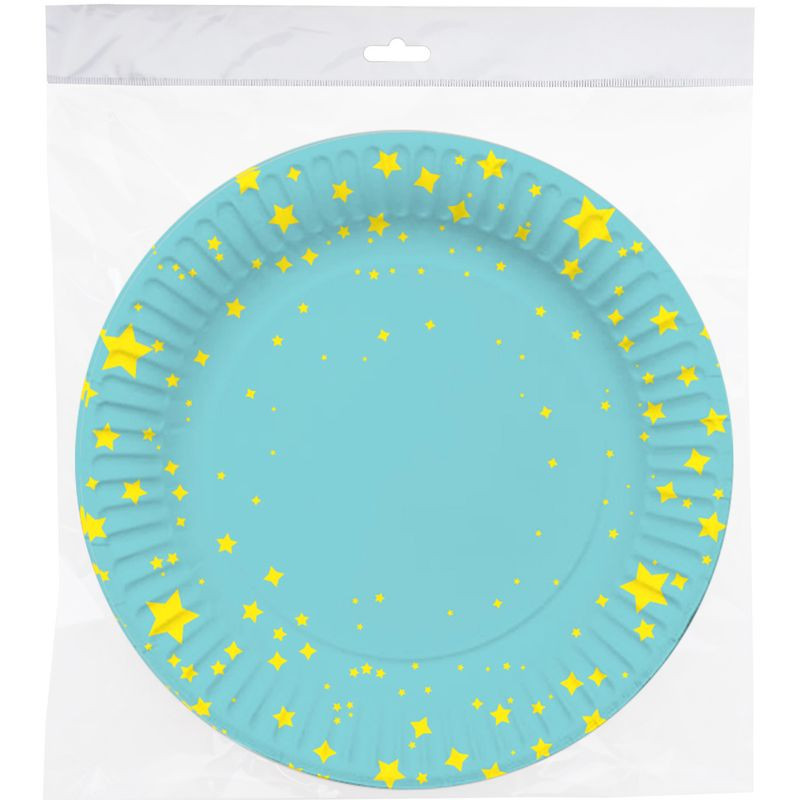 Изображение товара Одноразовые картонные тарелки Маркет Home, 6 штук