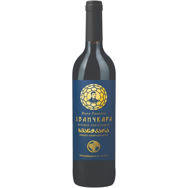 Изображение товара Вино Вина Тавадзе Хванчкара красное полусладкое 750мл Грузия