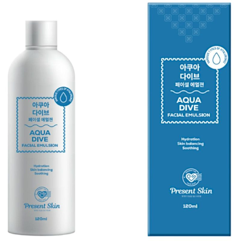 Изображение товара Эмульсия для лица Present Skin Aqua Dive 120 мл увлажняющая и питательная