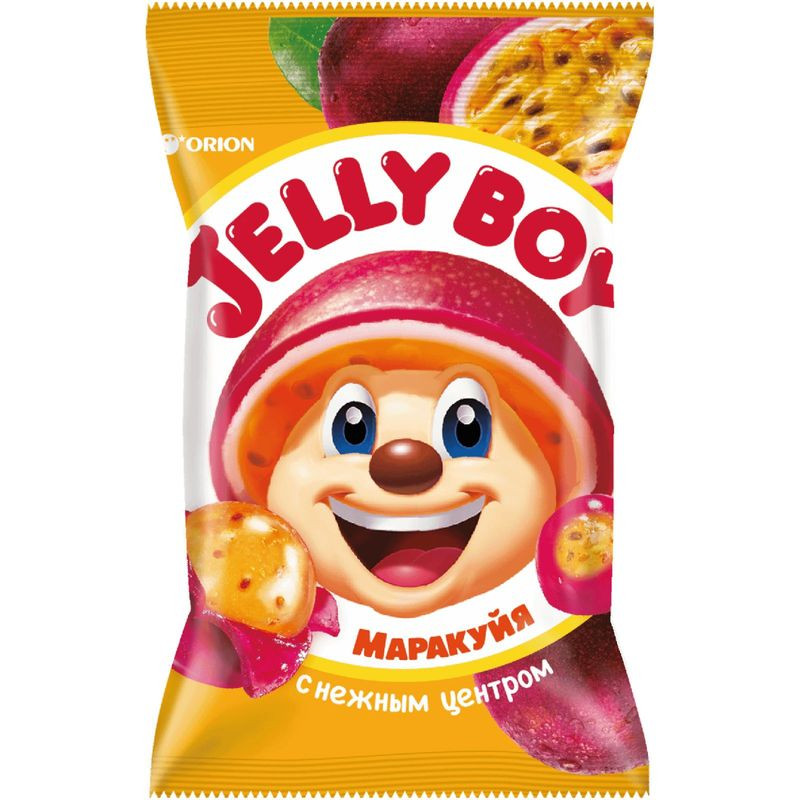 Изображение товара Мармелад Orion Jelly Boy со вкусом маракуйи жевательный 66г удовольствие для сладкоежек