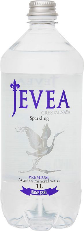 Изображение товара Вода Jevea Кристальная минеральная природная столовая газированная 1л