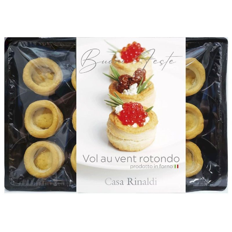 Изображение товара Тарталетки Casa Rinaldi Vol Au Vent Rotondo 150г натуральное итальянское изделие