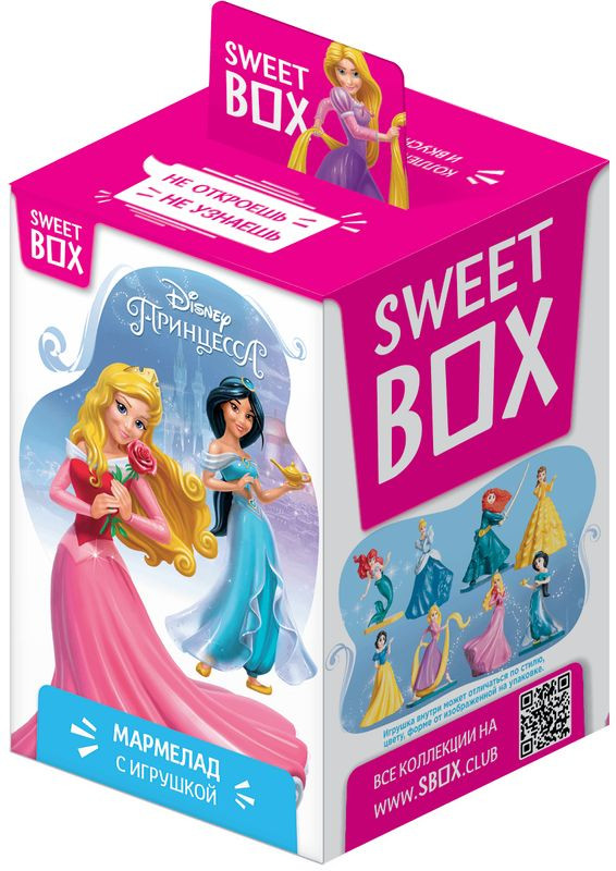 Изображение товара Мармелад Sweet Box жевательный в ассортименте 10г с натуральными вкусами и ярким цветом