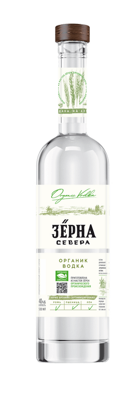 Изображение товара Водка Зёрна Севера 40%, 500мл