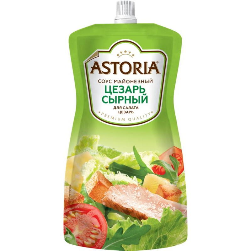 Изображение товара Соус майонезный Astoria Цезарь сырный, 200мл