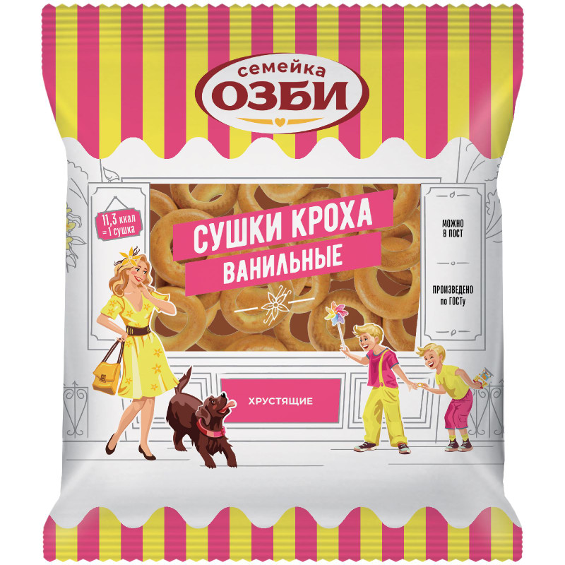 Изображение товара Сушки Семейка Озби ванильные, 200г
