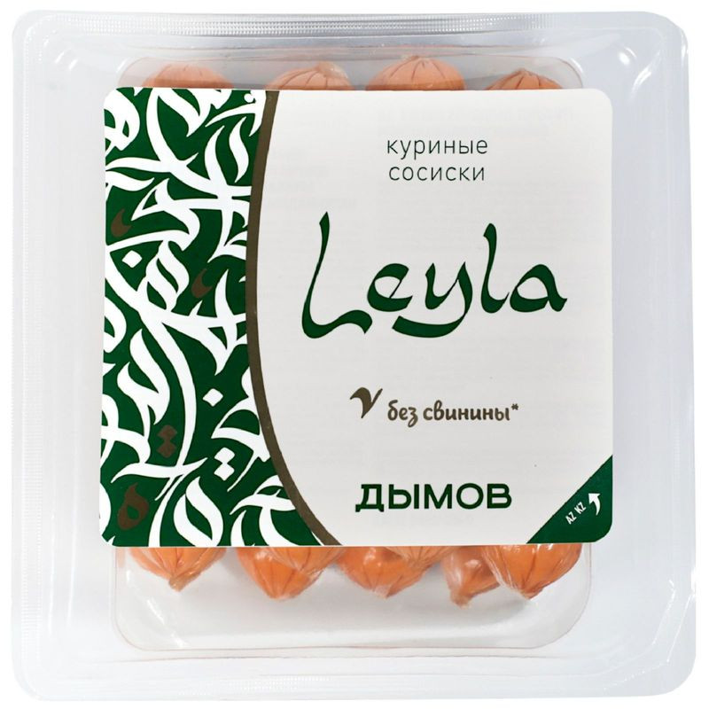 Изображение товара Сосиски Дымов Лейла из мяса кур варёные, 406г
