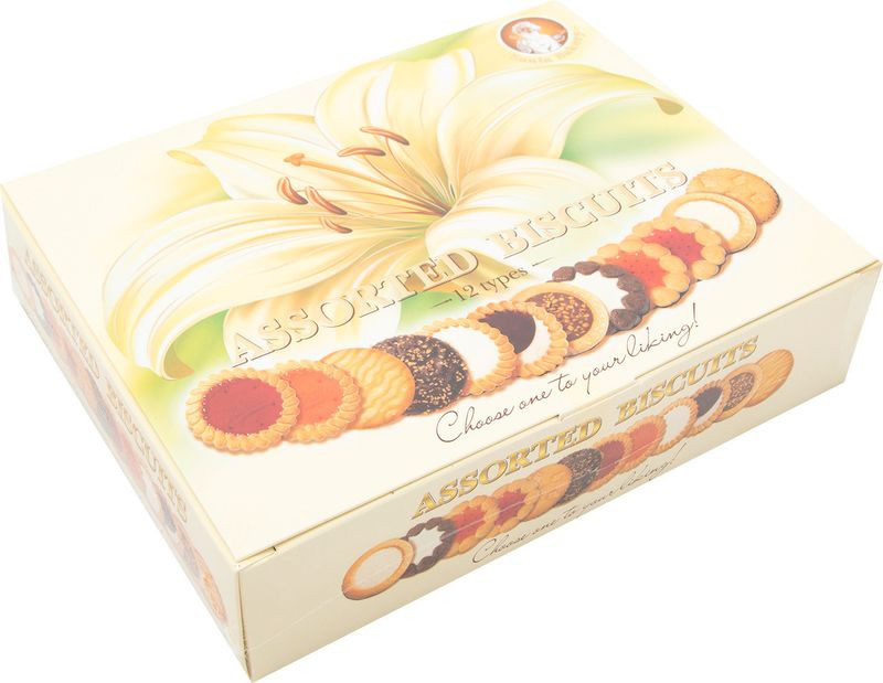 Изображение товара Печенье Santa Bakery Бискотти сдобное ассорти, 750г