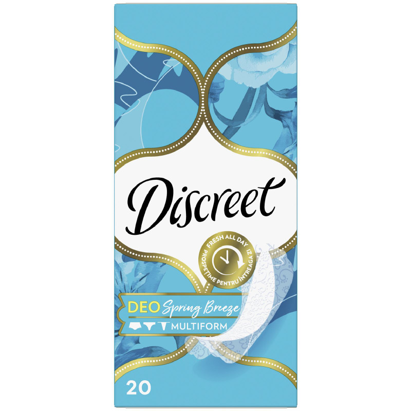Изображение товара Прокладки ежедневные Discreet Deo spring breeze multiform, 20шт