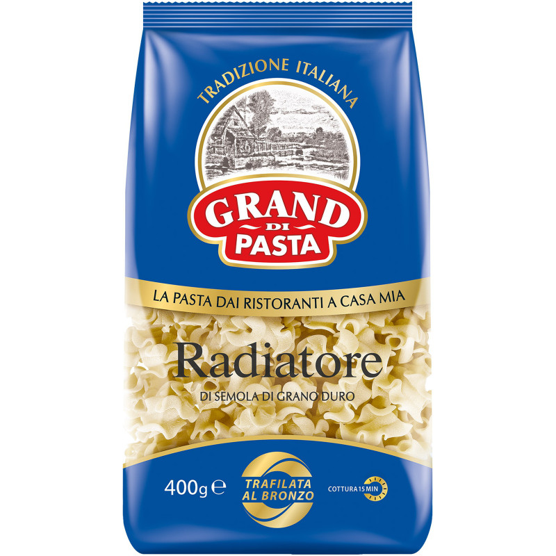 Изображение товара Макароны Grand di Pasta Radiatore группа А высший сорт, 400г