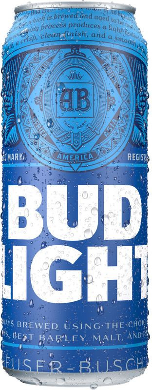 Изображение товара Пиво Bud Лайт светлое 4.1% 450мл - освежающий напиток