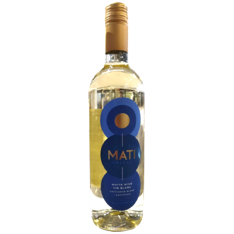 Изображение товара Вино Mati белое сухое 11.5% 750мл Греция