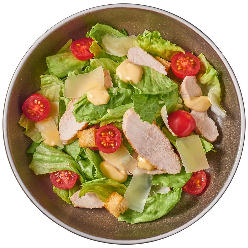 Изображение товара Салат Цезарь Перекрёсток Select 220г свежий с курицей и соусами