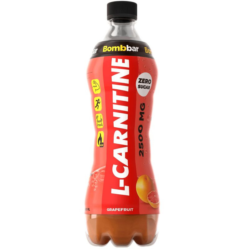 Изображение товара Напиток Bombbar L-Carnitine грейпфрут безалкогольный 500 мл