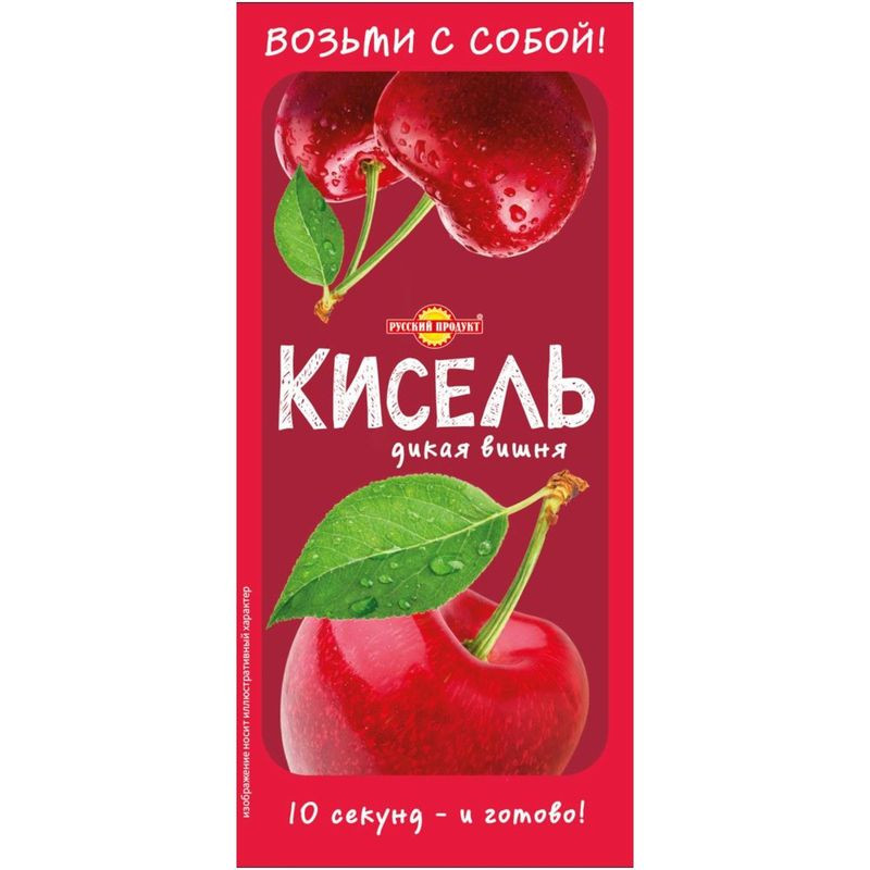 Изображение товара Кисель Русский Продукт дикая вишня, 30г