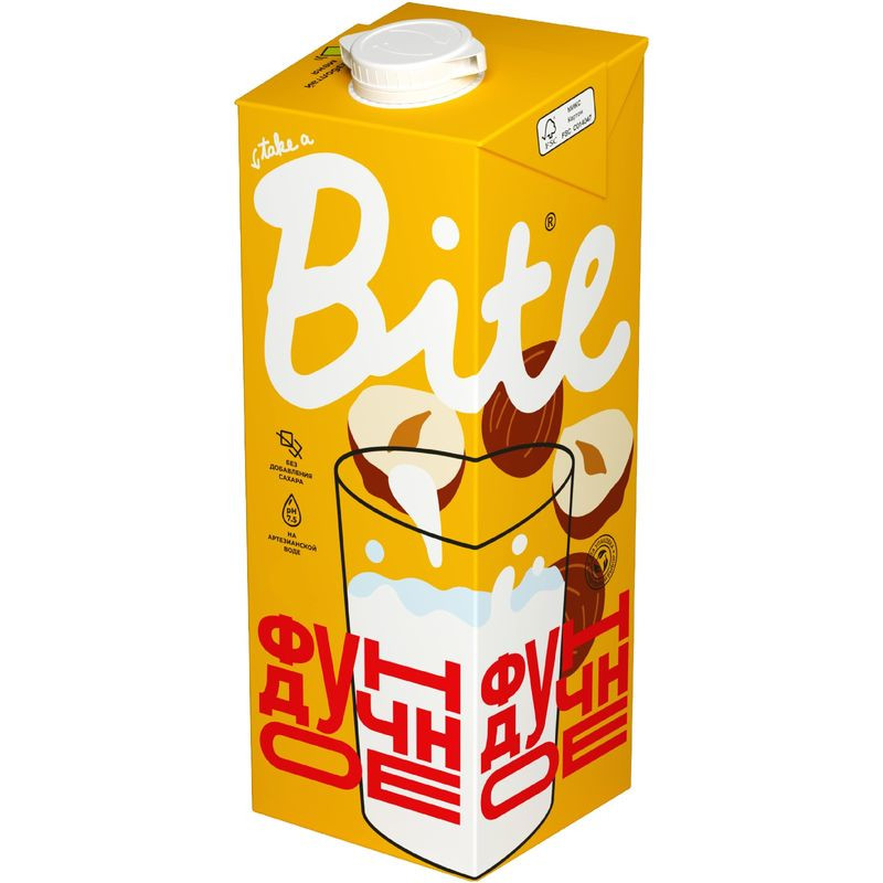 Изображение товара Напиток Take a Bite Фундук растительный ультрапастеризованный, 1л