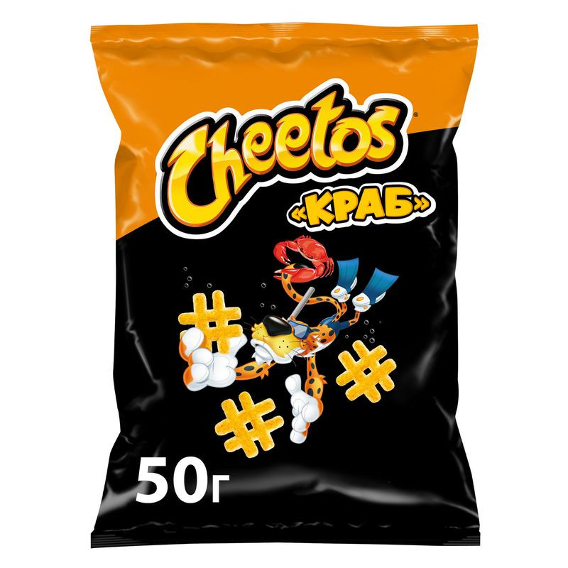 Изображение товара Снеки Cheetos кукурузные со вкусом краба, 50г