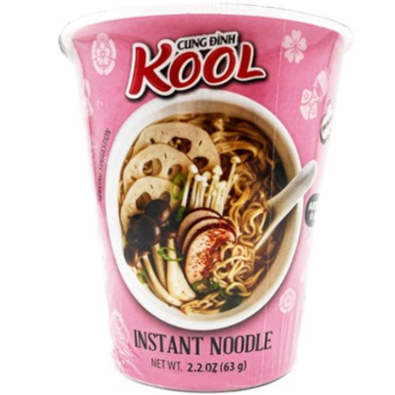Изображение товара Лапша Cung Dinh Kool со вкусом курицы 63г быстрое приготовление