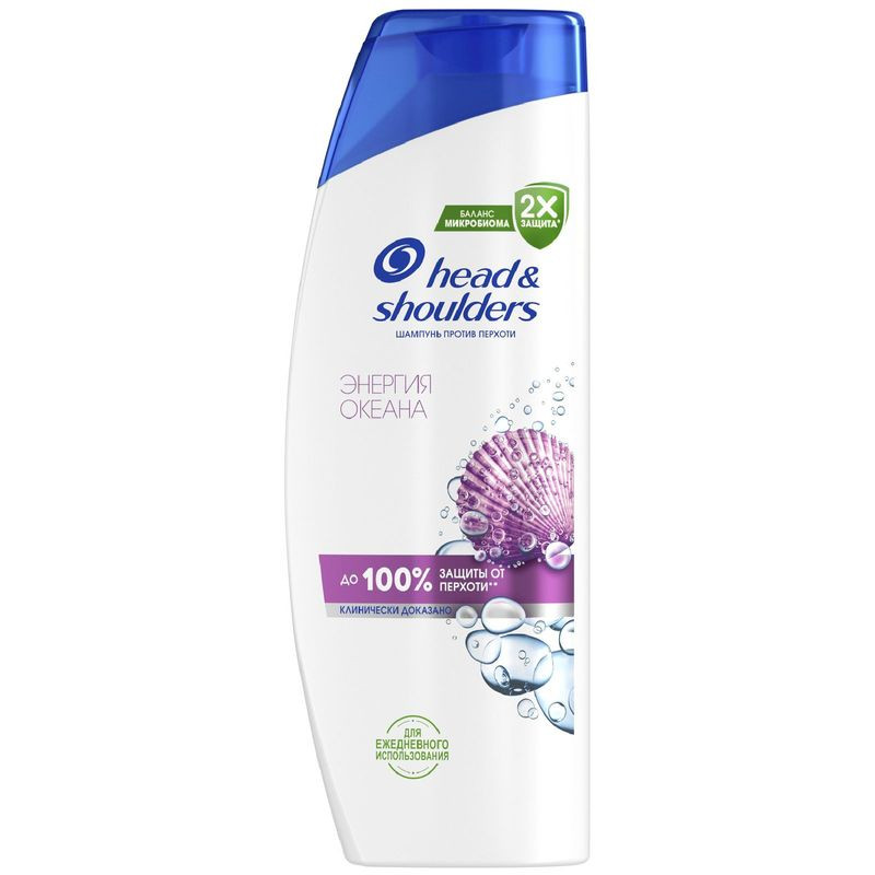 Изображение товара Шампунь Head&Shoulders Энергия Океана 360мл для борьбы с перхотью и ухода за волосами