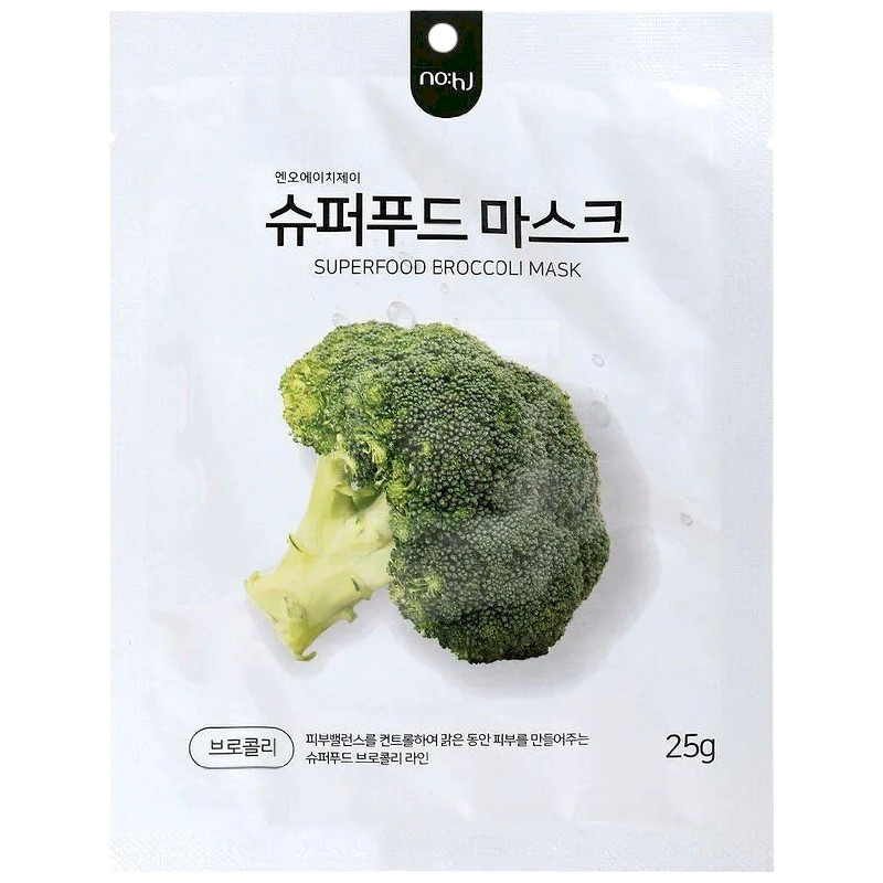 Изображение товара Маска тканевая для лица Nohj Super Food с брокколи, 25г
