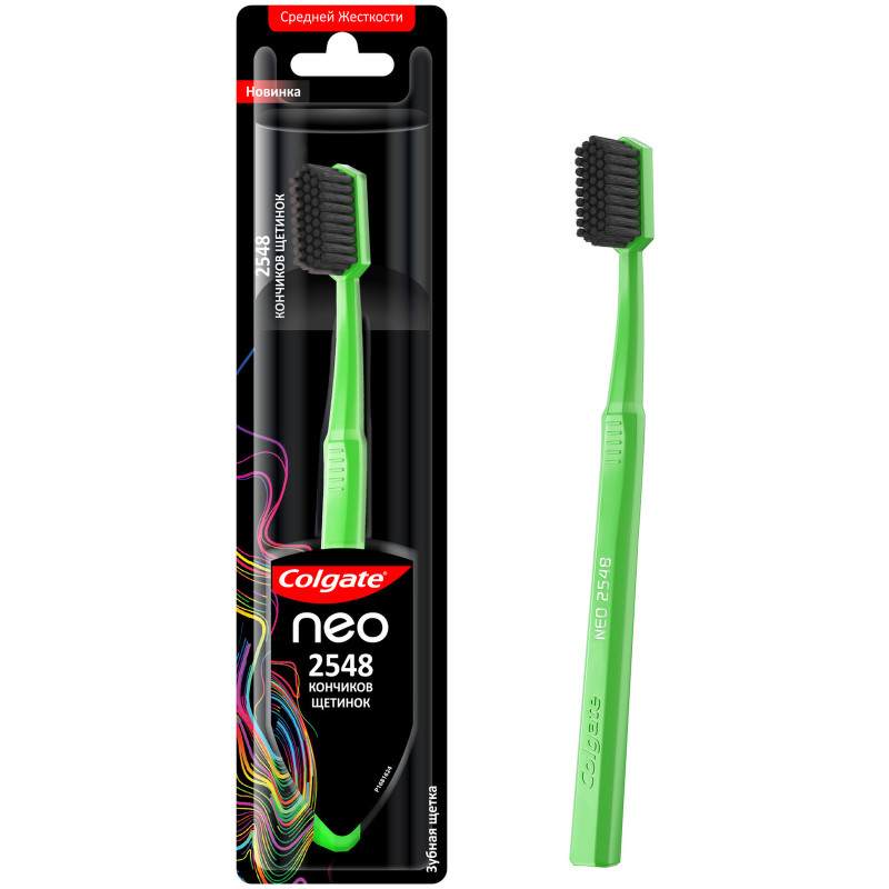 Изображение товара Зубная щетка Colgate Neo 2548 Кончиков щетинок средней жесткости