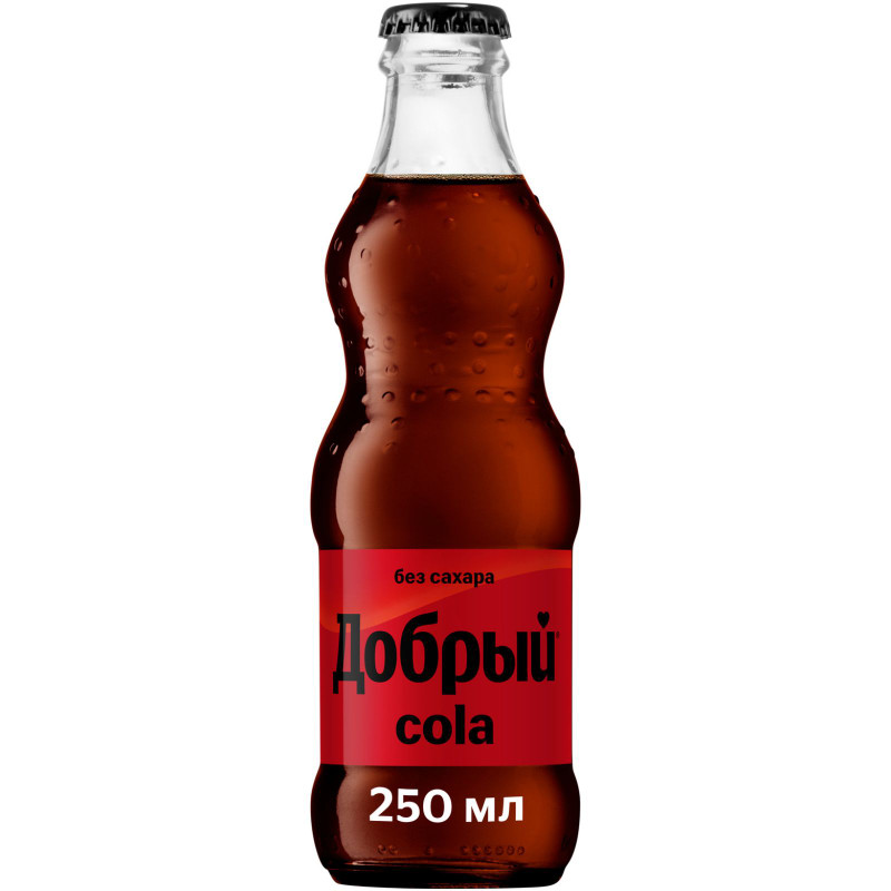 Изображение товара Напиток газированный Добрый Cola без сахара, 250мл
