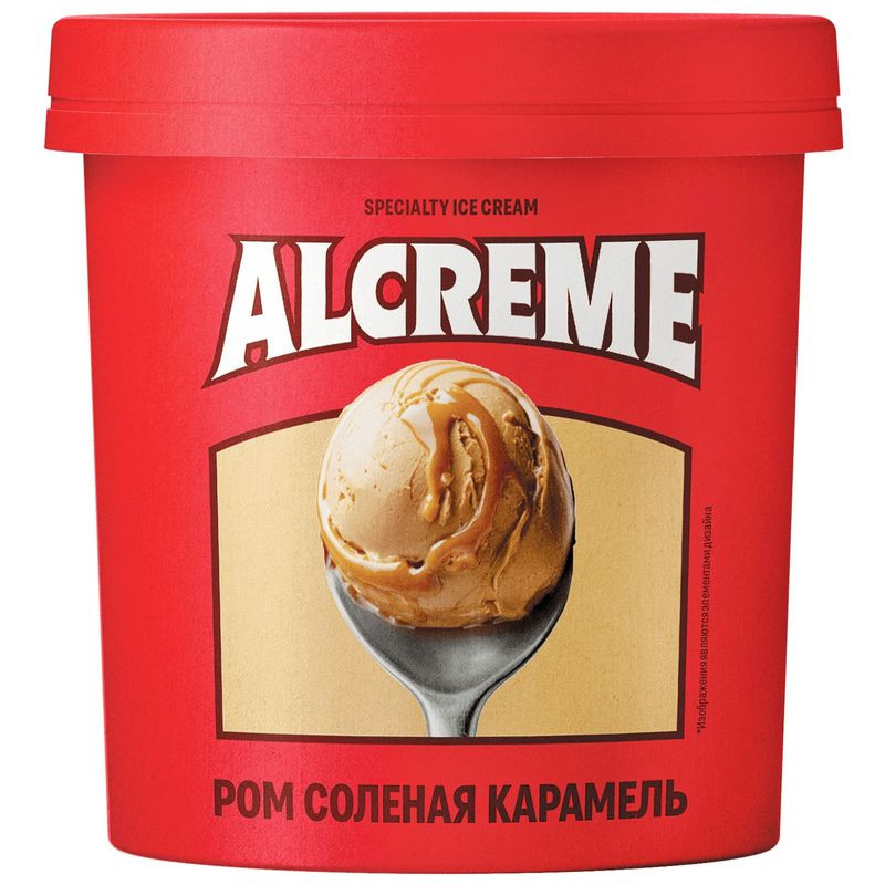 Изображение товара Мороженое Alcreme сливочное роман-солёная карамель 10%, 300г