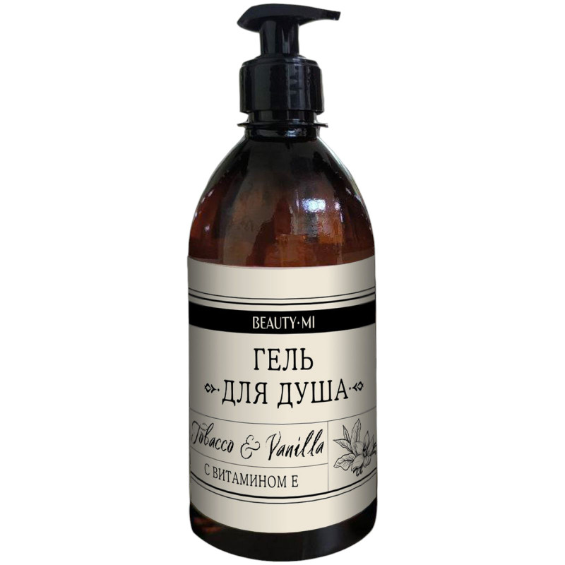 Изображение товара Гель Beautymi Tobacco Vanilla для душа, 480мл