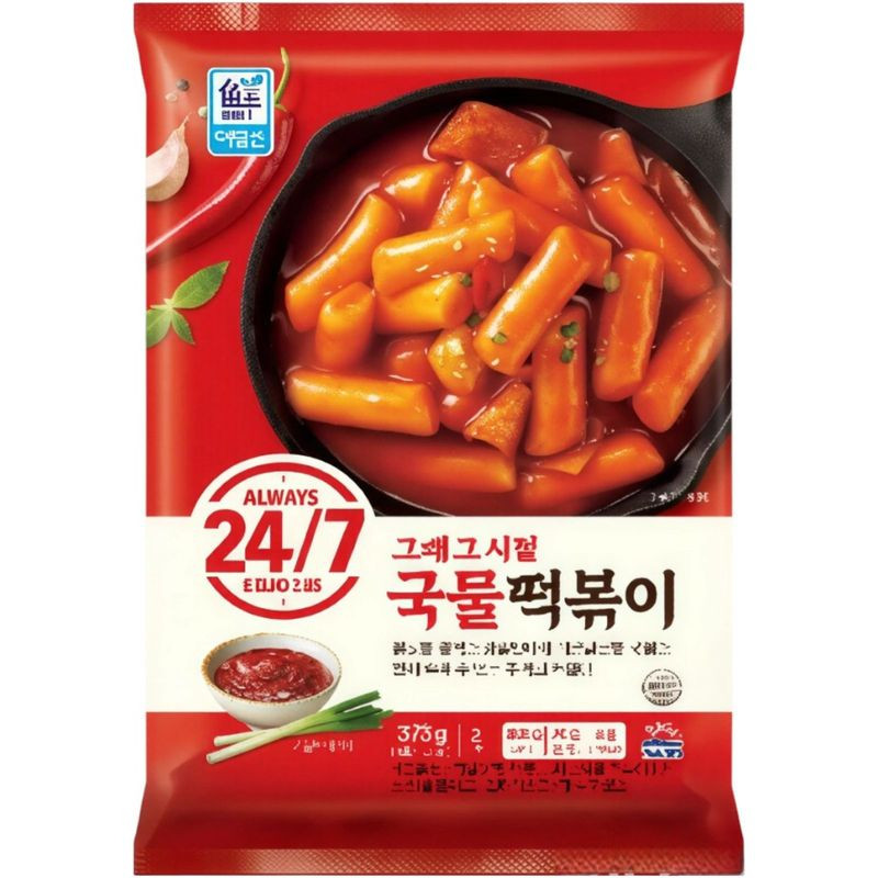 Изображение товара Клецки Токпокки рисовые со сладко-острым соусом, 373г